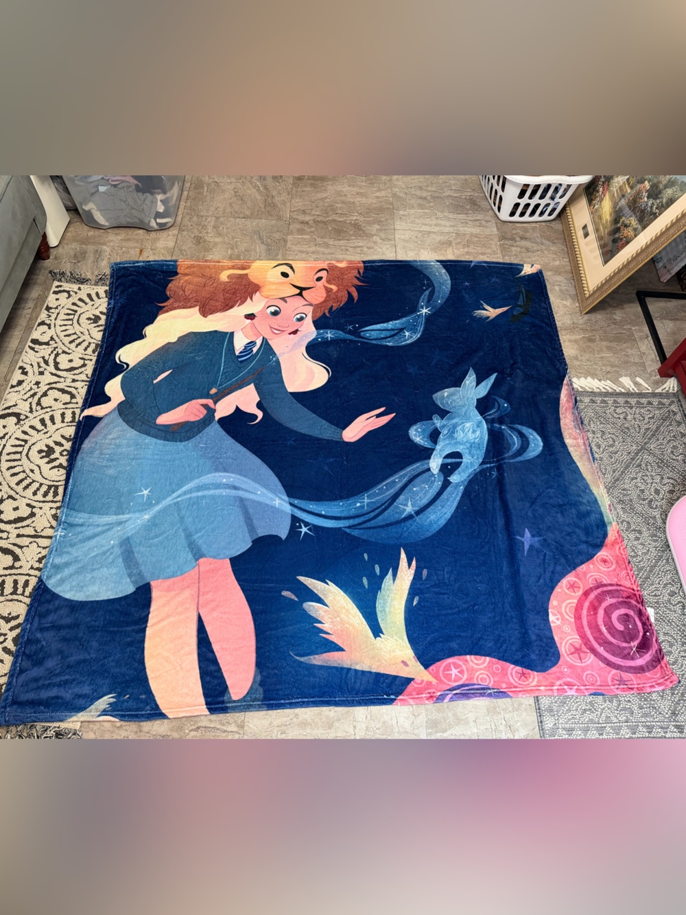 New LitJoy Crate Luna Lovegood Patronus Blanket
